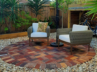 DIY Brick Patio