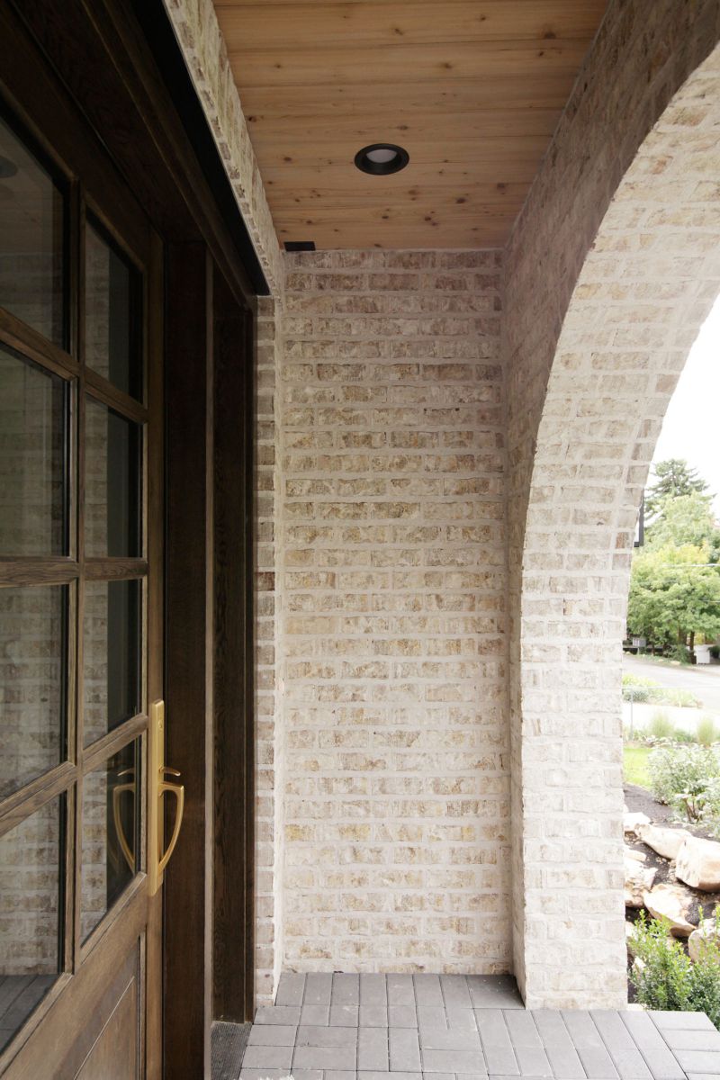 Exterior of townhome with bricks