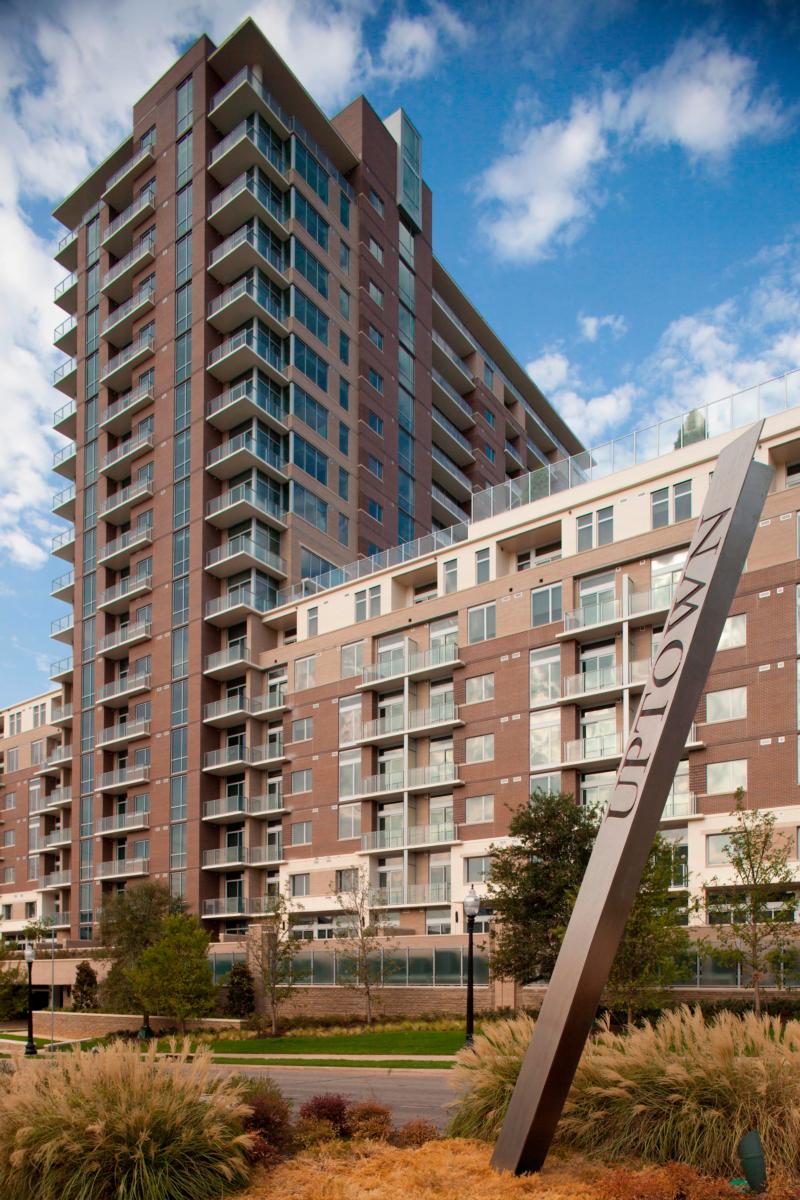 Exterior photo of the Brady residential multi-family home complex