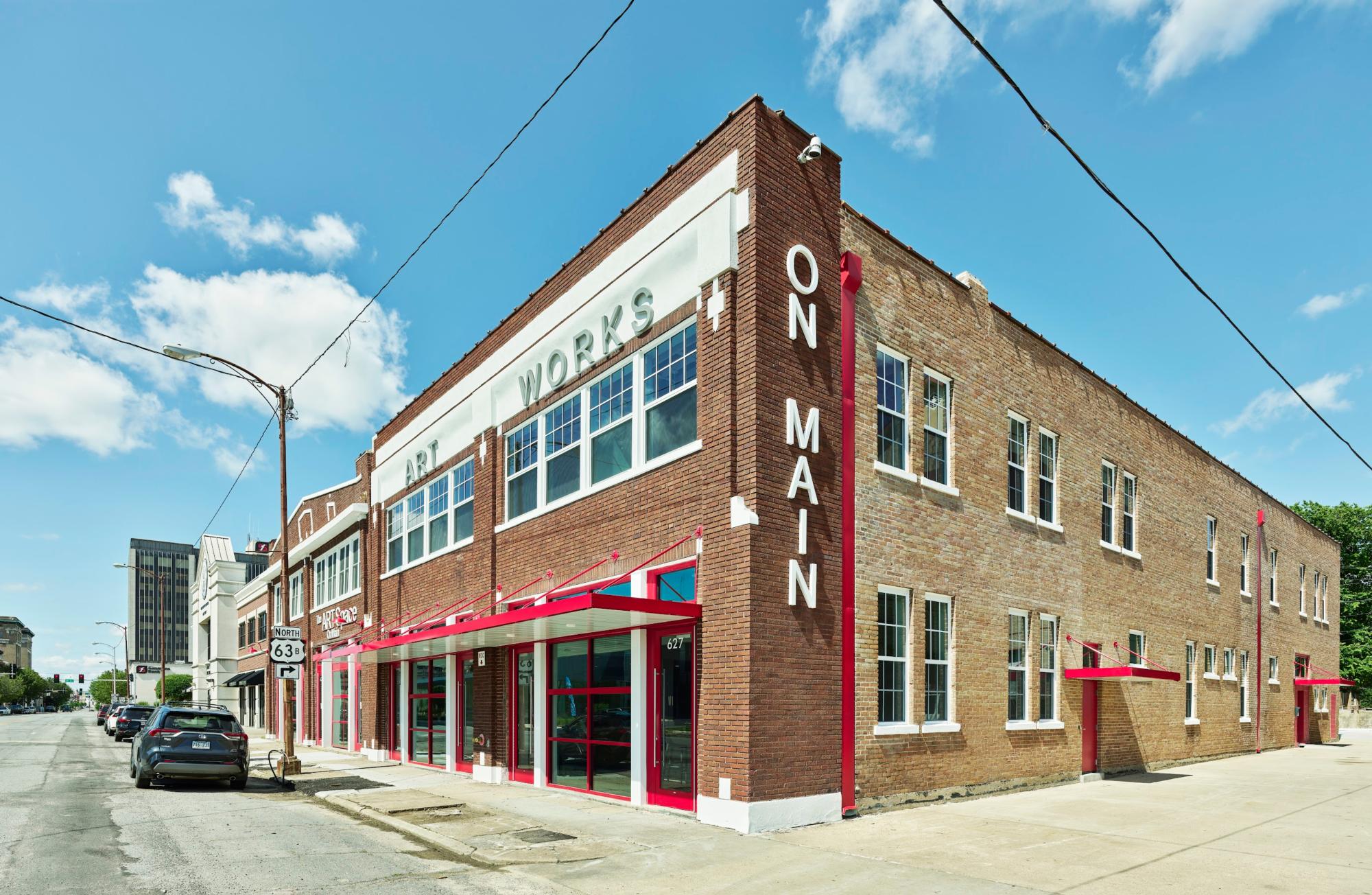 The red brick exterior of ASC ARTS