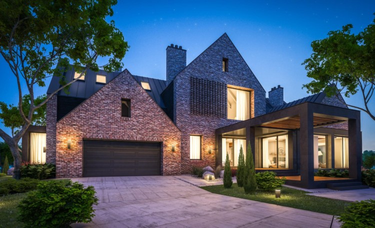 Brick exterior design inspo