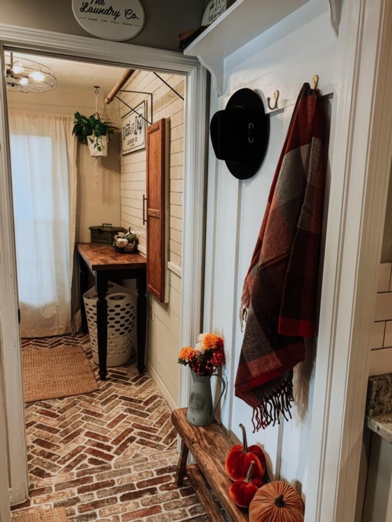 Thin brick used in residential setting