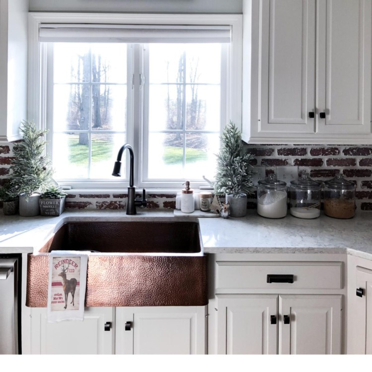 Thin brick used in residential setting