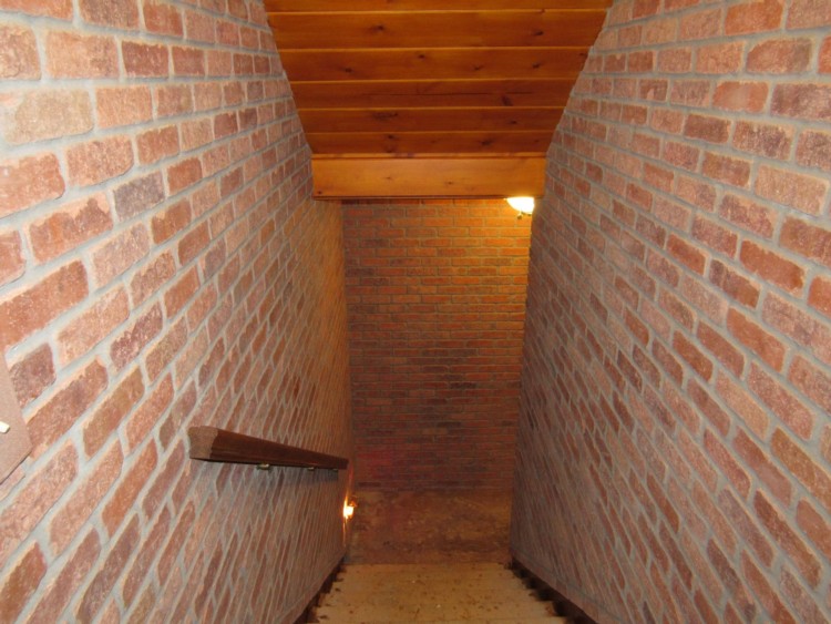 Thin brick used in residential setting