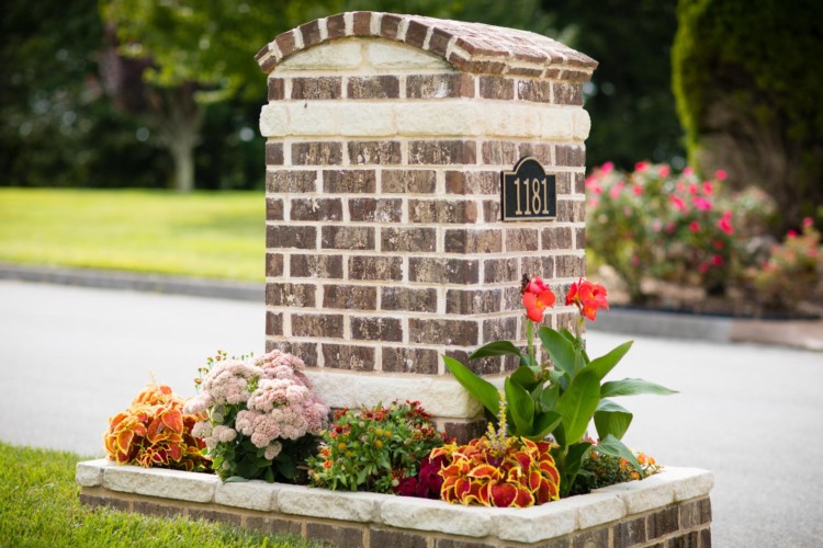 Thin brick used in residential setting