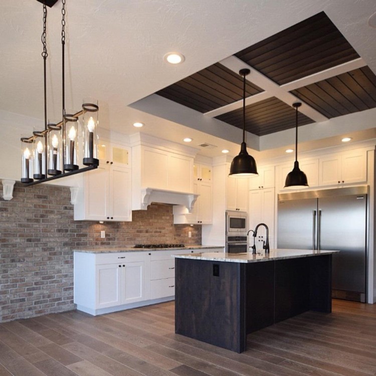 Thin brick used in residential setting