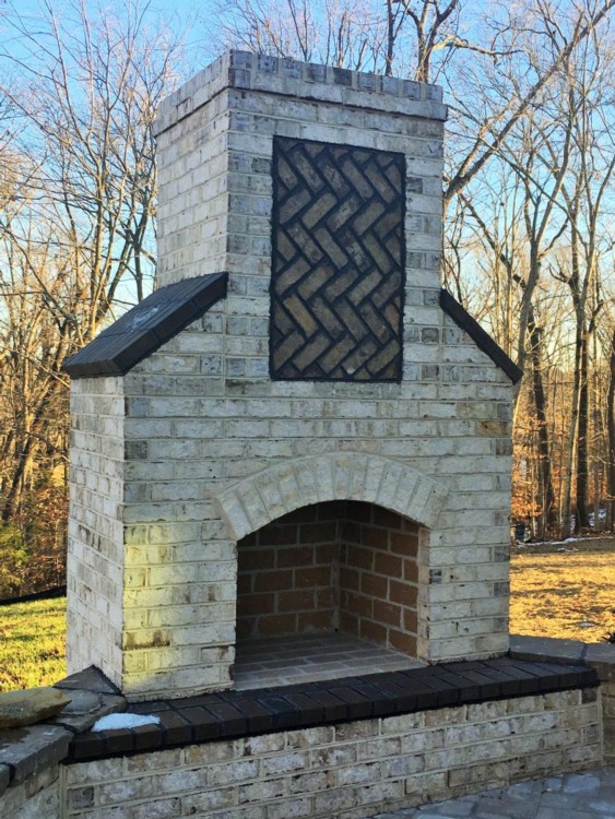 Thin brick used in residential setting