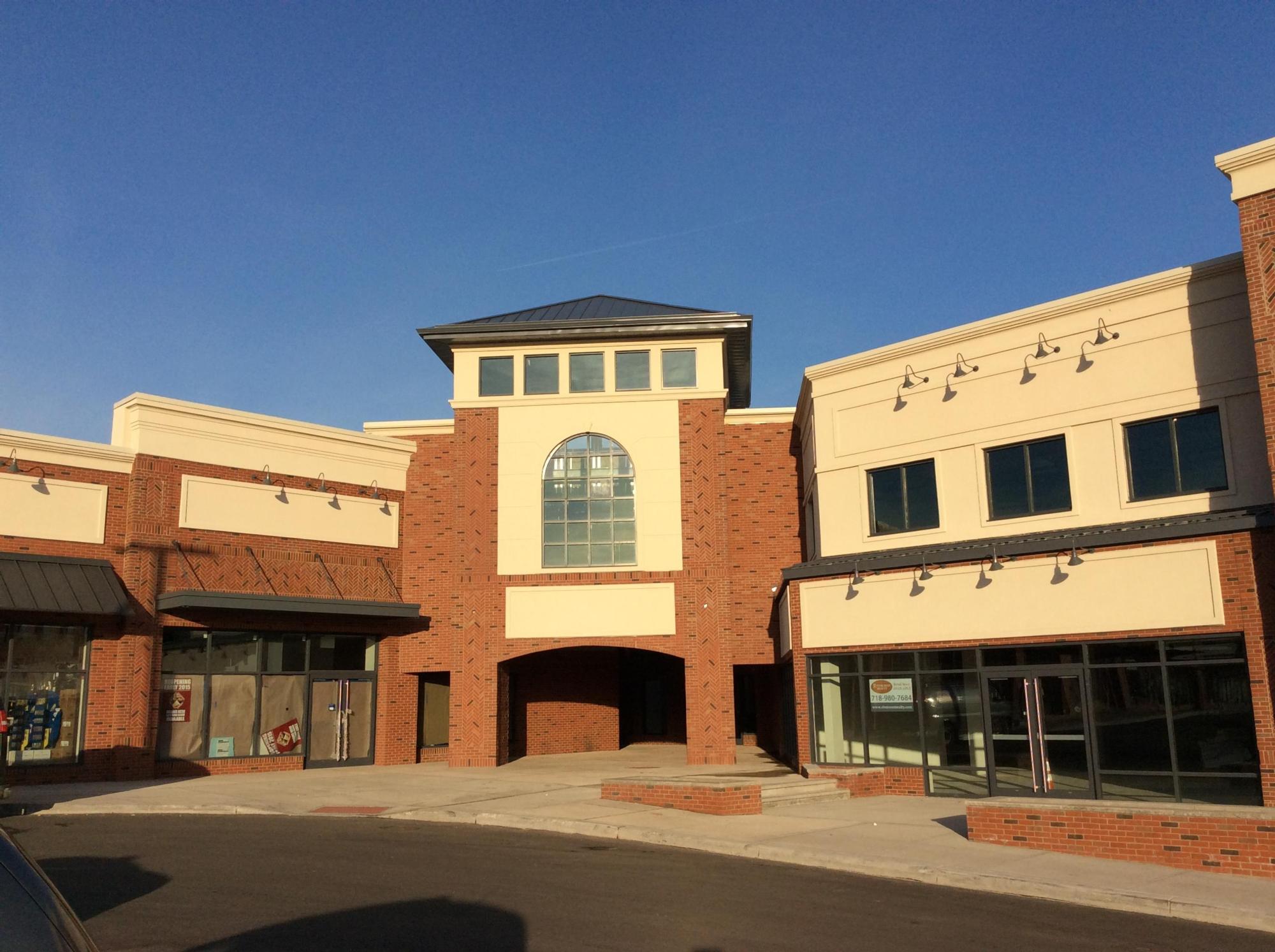 The renovated and restored exterior view of Tottenville Square