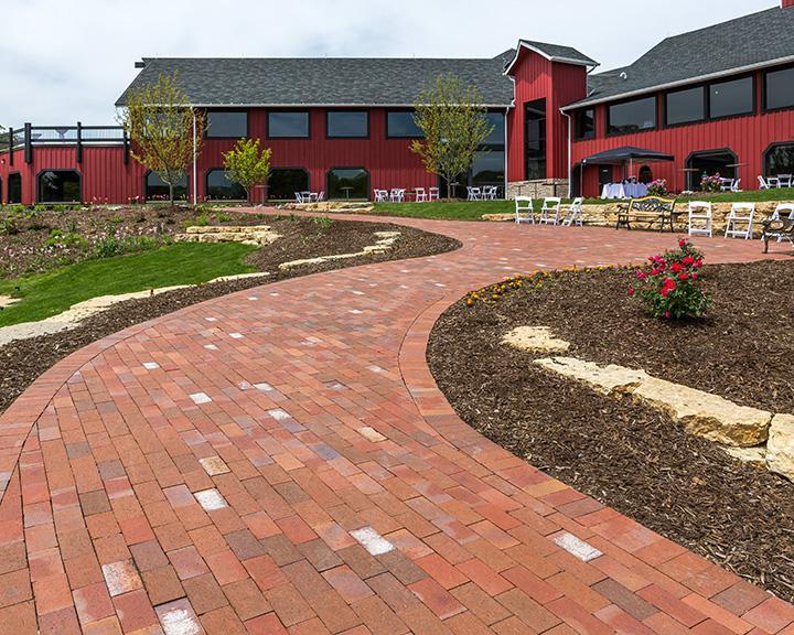 The bricked walkway of the Fishermen’s Inn