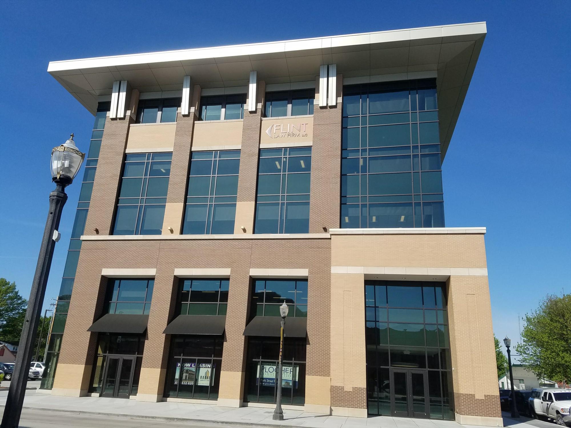 Image of a bricked building at Park Street Plaza