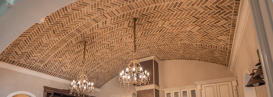 Gorgeous Thin Brick Ceiling